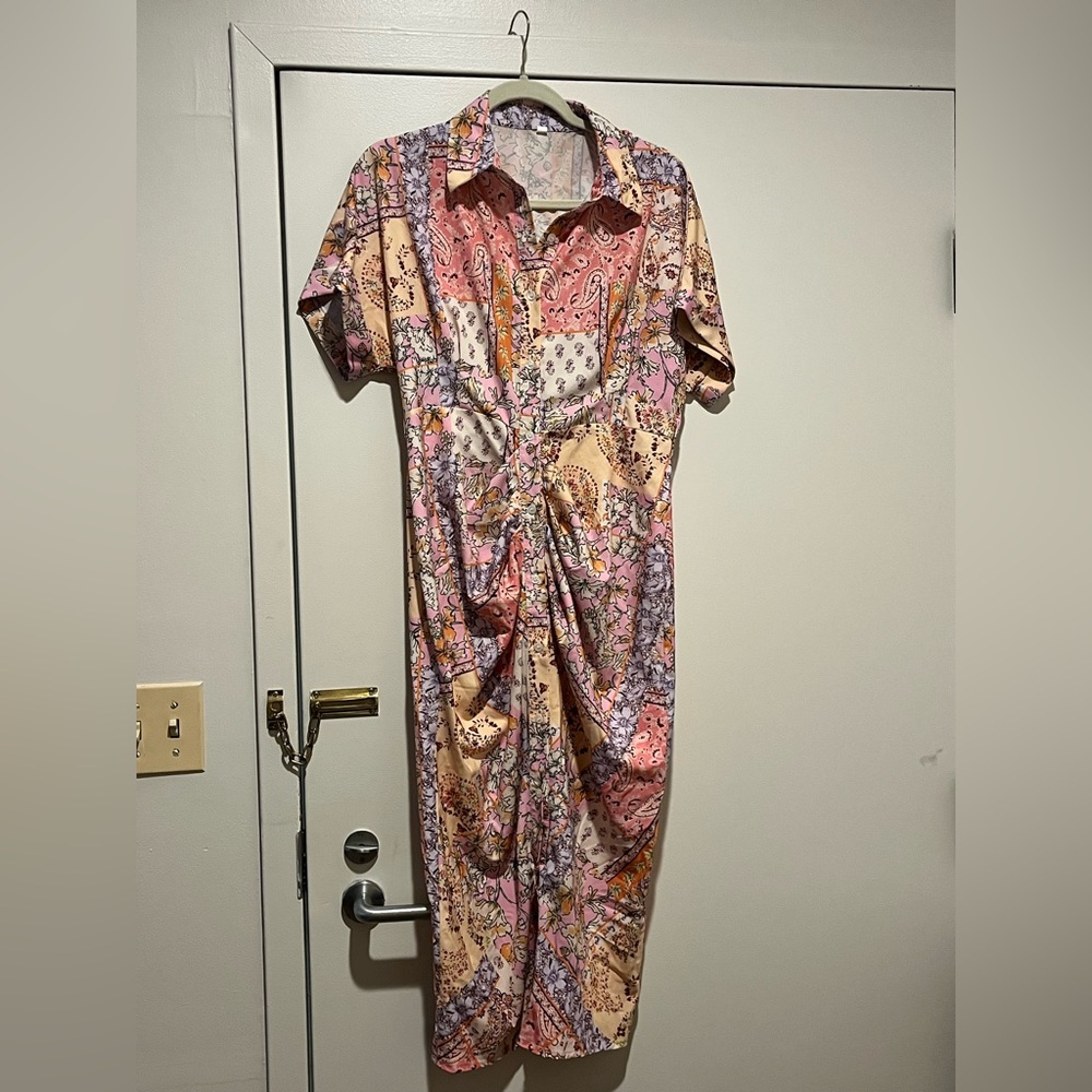 Button up Collared Dress